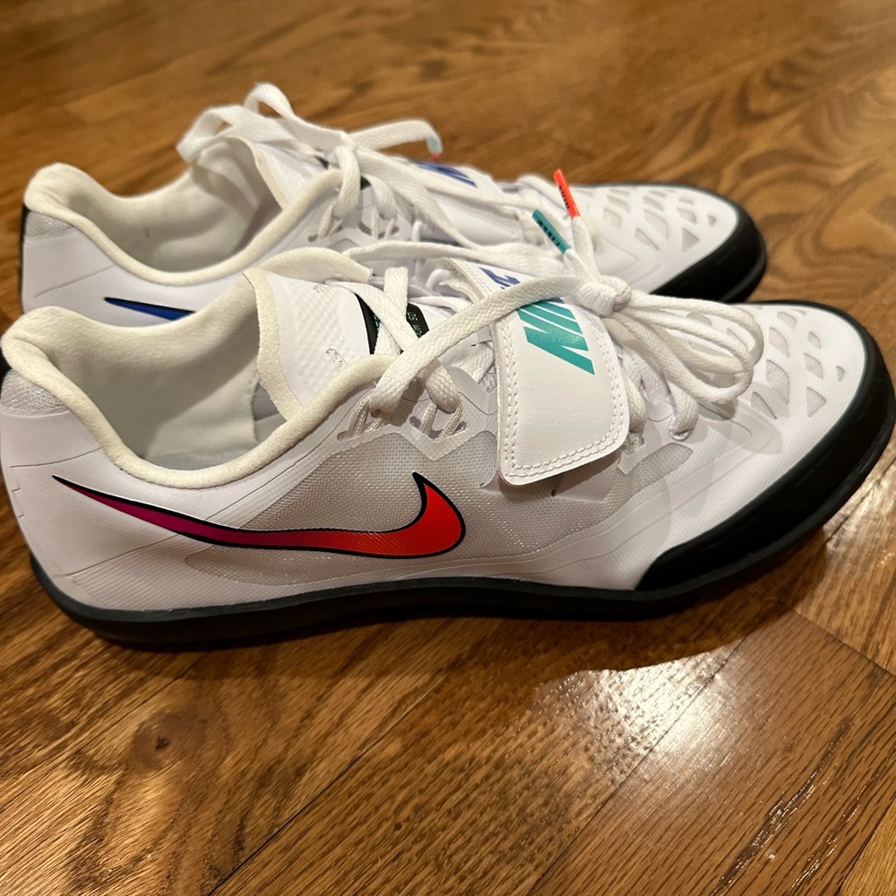 Nike Zoom SD 4 White Ombre Track & Field Throwing Shoes 685135-101 Size 10